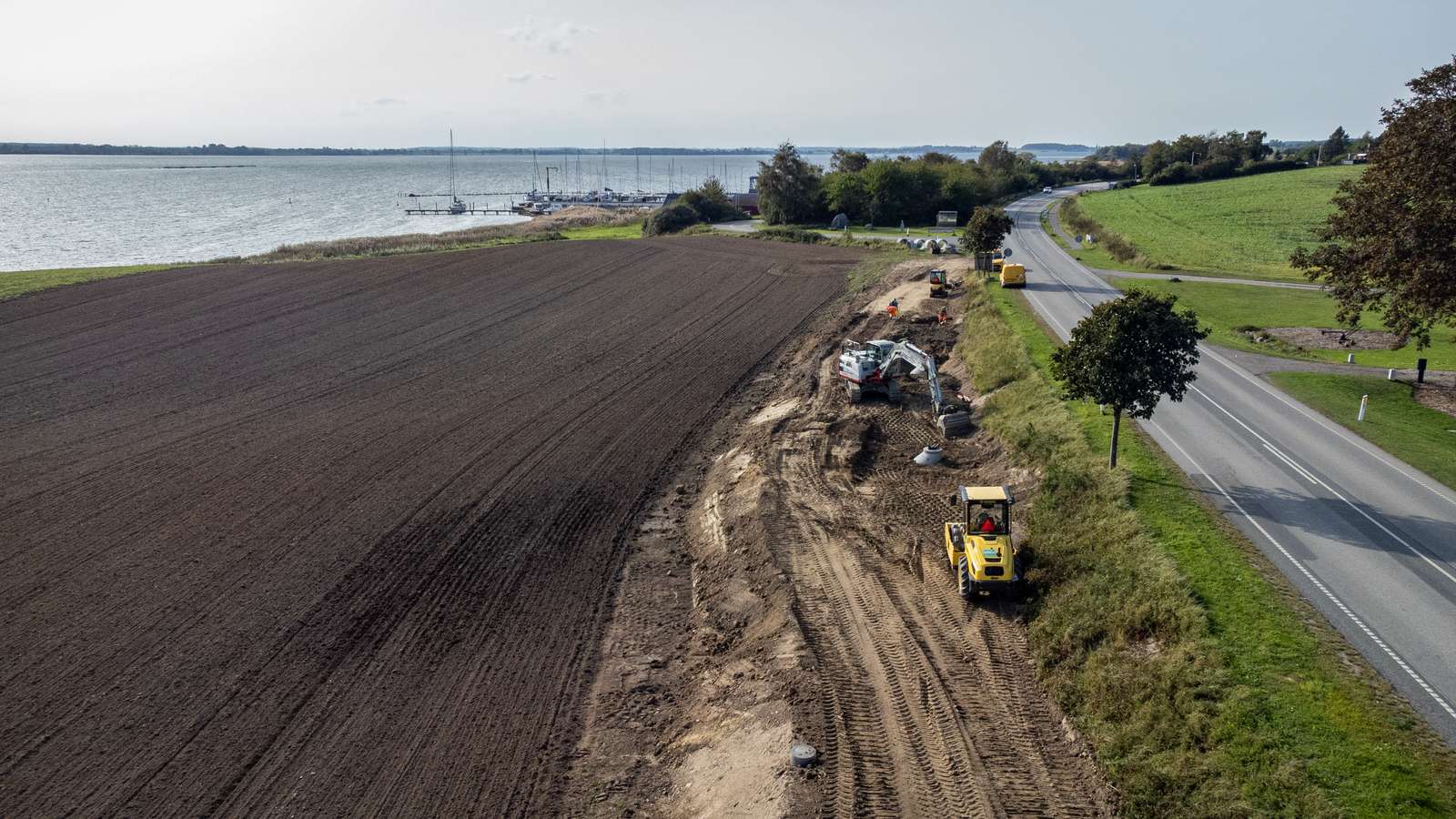 Anlæg af ny cykelsti på Bogø